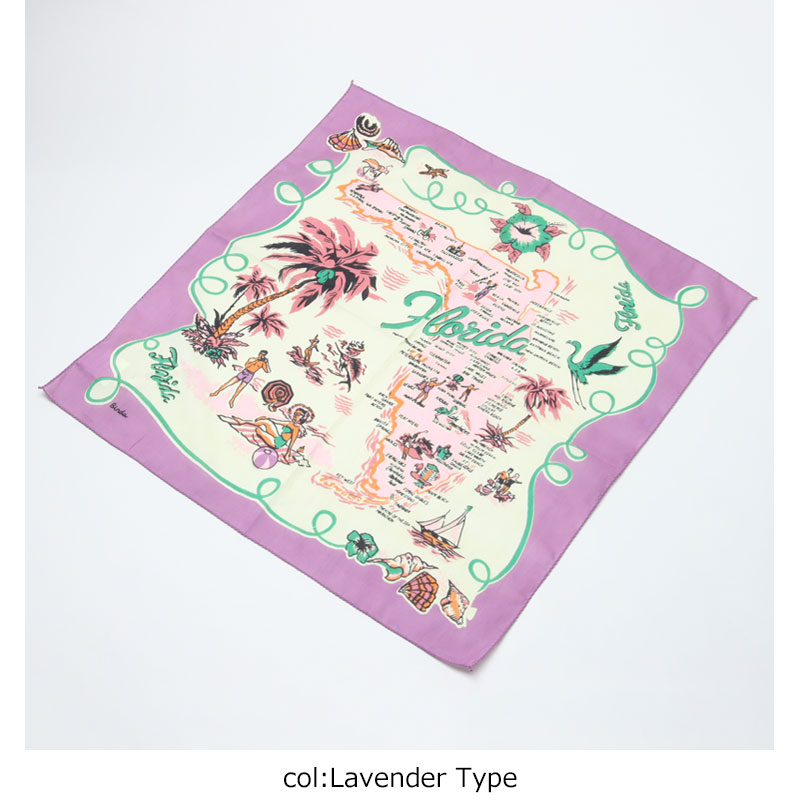 BINDU(ӥɥ) Bandana Florida - Lavender Type
