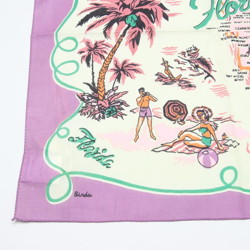 BINDU(ӥɥ) Bandana Florida - Lavender Type