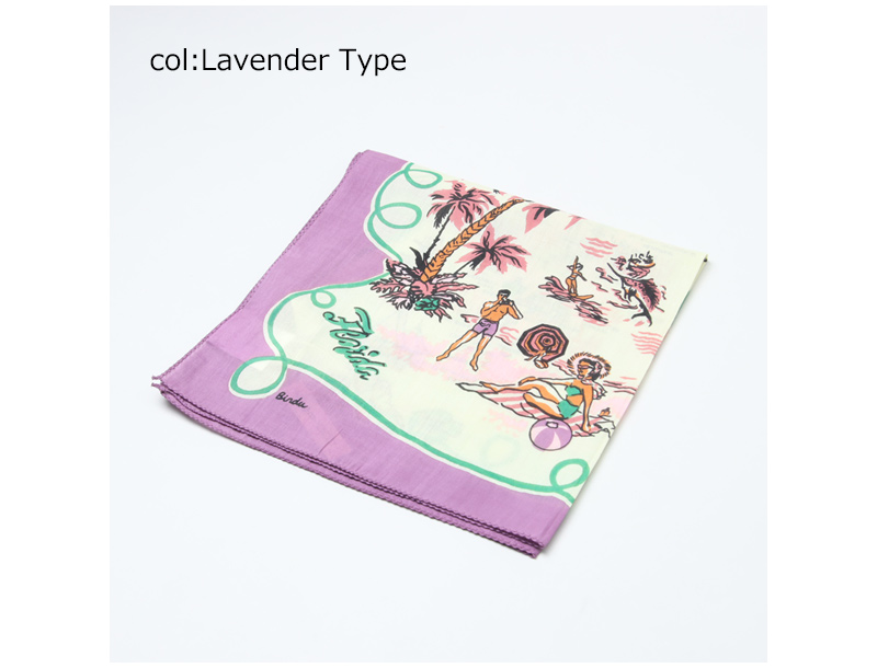 BINDU(ӥɥ) Bandana Florida - Lavender Type