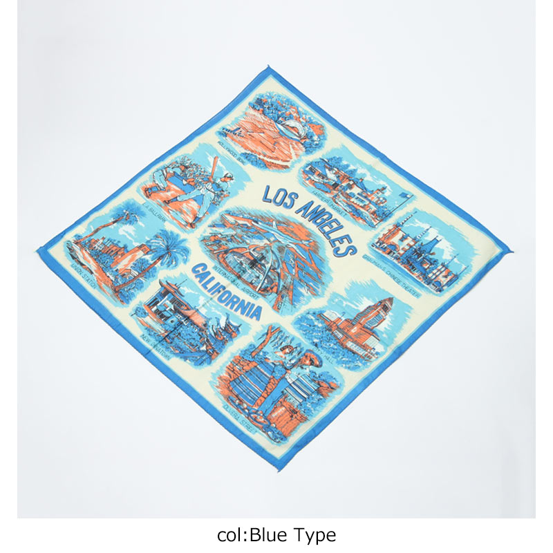 BINDU(ӥɥ) Bandana LA24 - Blue Type