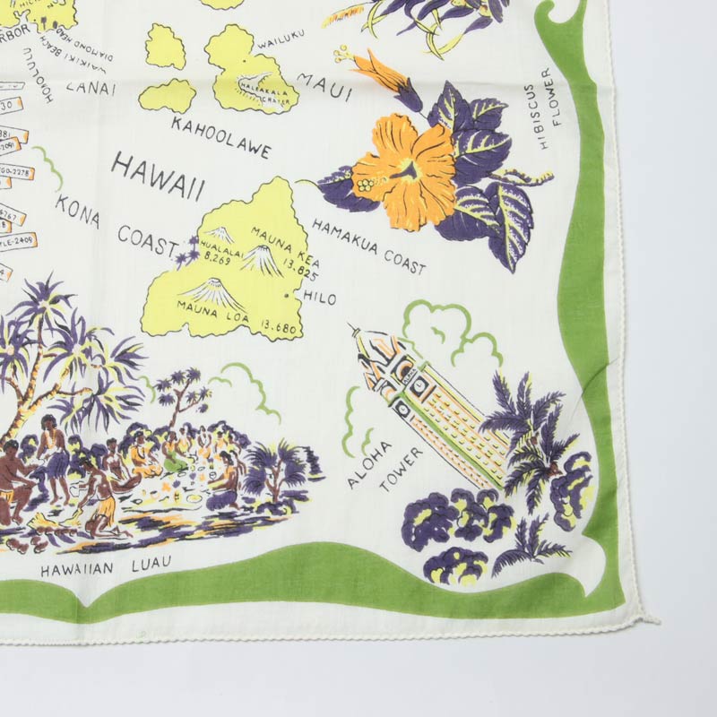 BINDU(ӥɥ) Bandana Hawaii - Olive Type