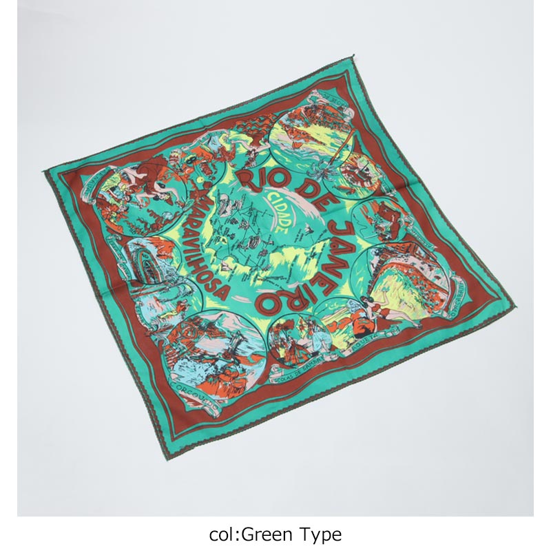BINDU(ӥɥ) Bandana Rio de Janeiro - Green Type