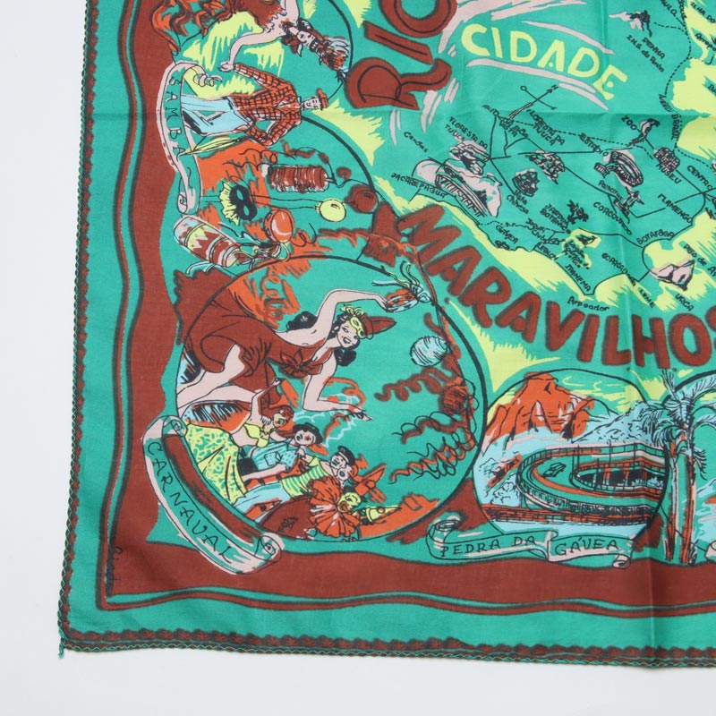BINDU(ӥɥ) Bandana Rio de Janeiro - Green Type