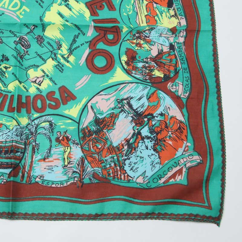 BINDU(ӥɥ) Bandana Rio de Janeiro - Green Type