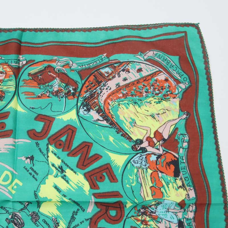 BINDU(ӥɥ) Bandana Rio de Janeiro - Green Type