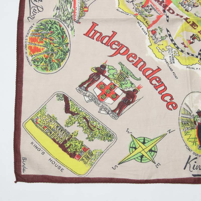 BINDU(ӥɥ) Bandana Jamaica - Yellow Red Type