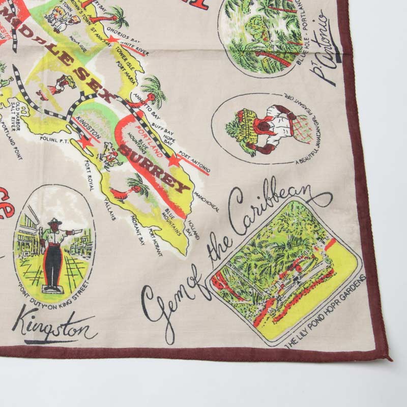 BINDU(ӥɥ) Bandana Jamaica - Yellow Red Type