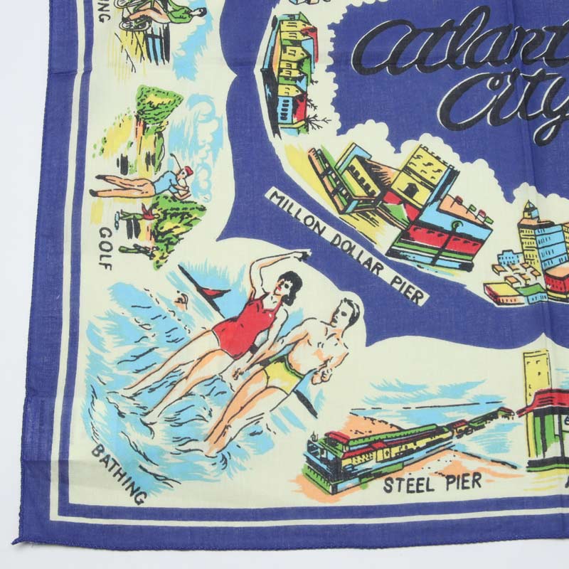 BINDU(ӥɥ) Bandana Atlantic City - Blue Type