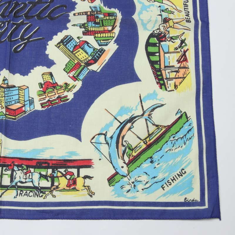 BINDU(ӥɥ) Bandana Atlantic City - Blue Type