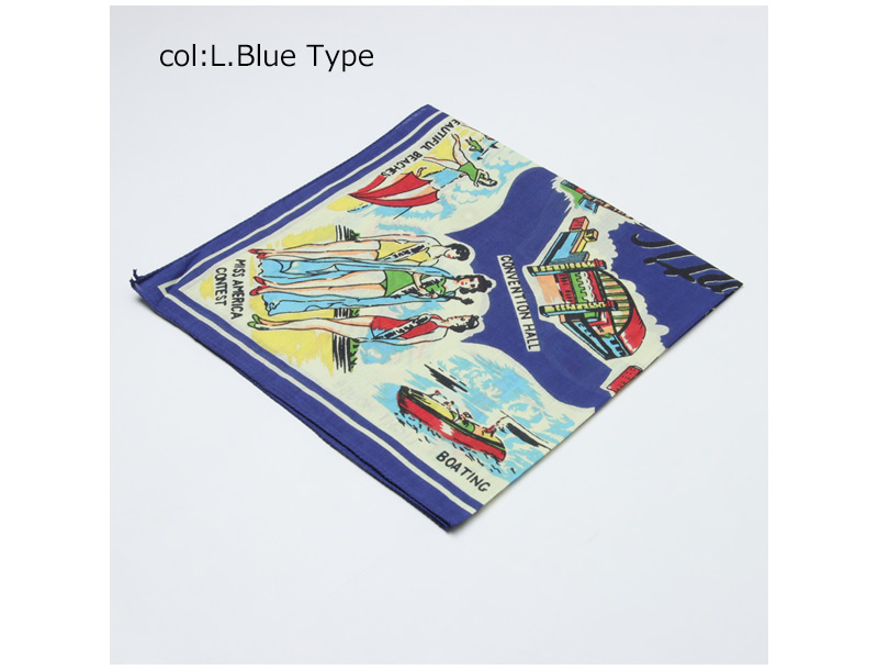 BINDU(ӥɥ) Bandana Atlantic City - Blue Type