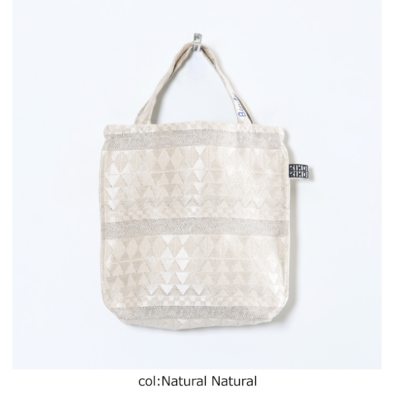 BINDU(ӥɥ) Polyester / Tribal Jacquard Reverse Tote Bag 
