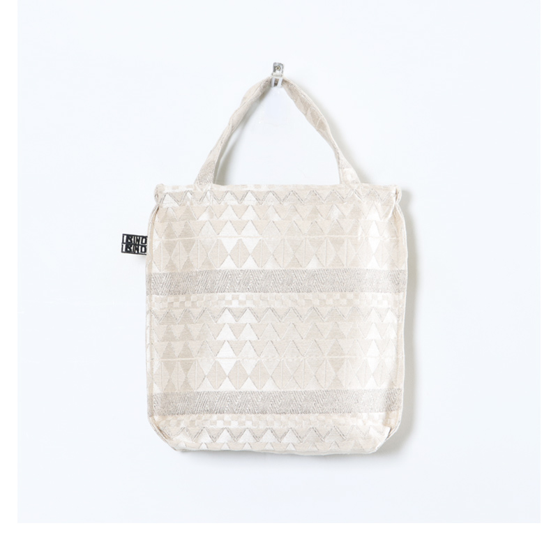 BINDU(ӥɥ) Polyester / Tribal Jacquard Reverse Tote Bag 