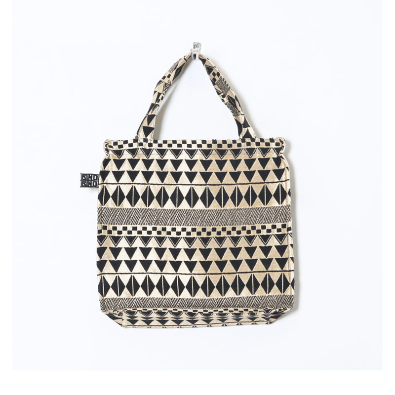 BINDU(ӥɥ) Polyester / Tribal Jacquard Reverse Tote Bag 