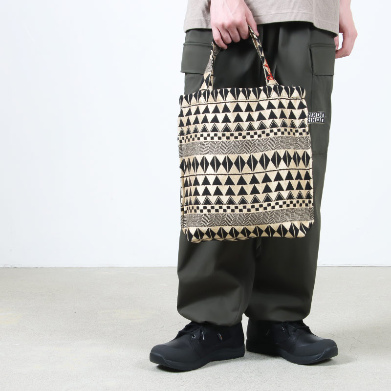 BINDU(ӥɥ) Polyester / Tribal Jacquard Reverse Tote Bag 