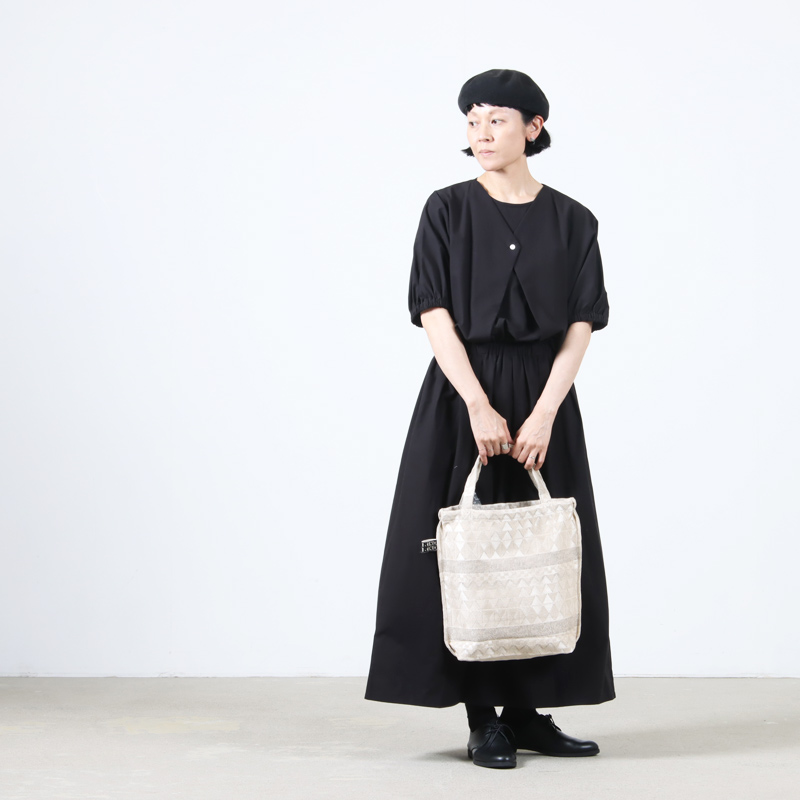 BINDU(ӥɥ) Polyester / Tribal Jacquard Reverse Tote Bag 