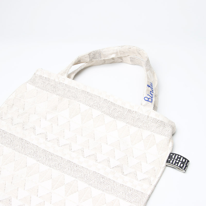 BINDU(ӥɥ) Polyester / Tribal Jacquard Reverse Tote Bag 
