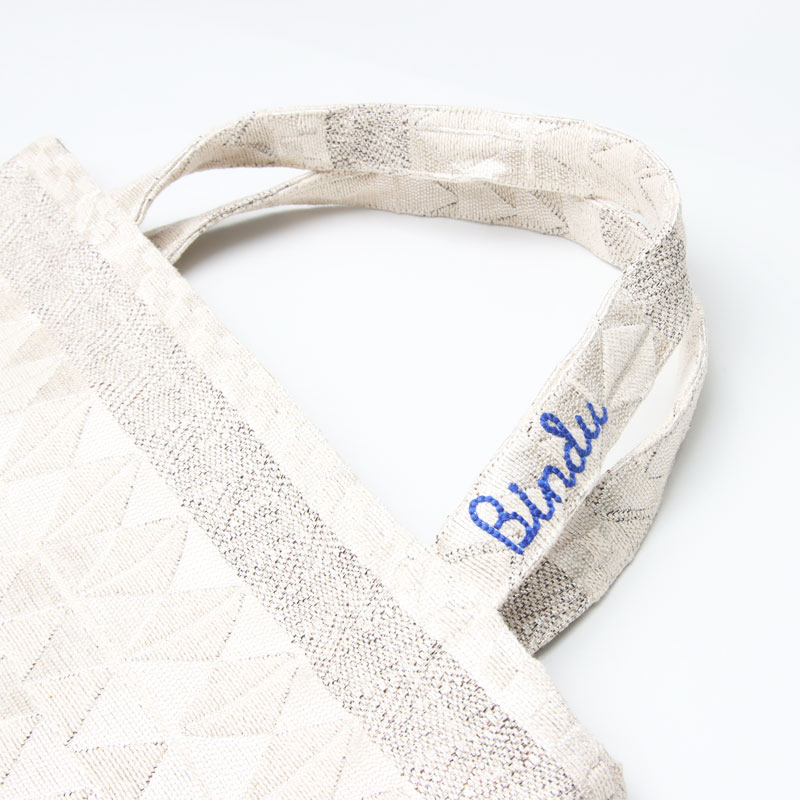 BINDU(ӥɥ) Polyester / Tribal Jacquard Reverse Tote Bag 