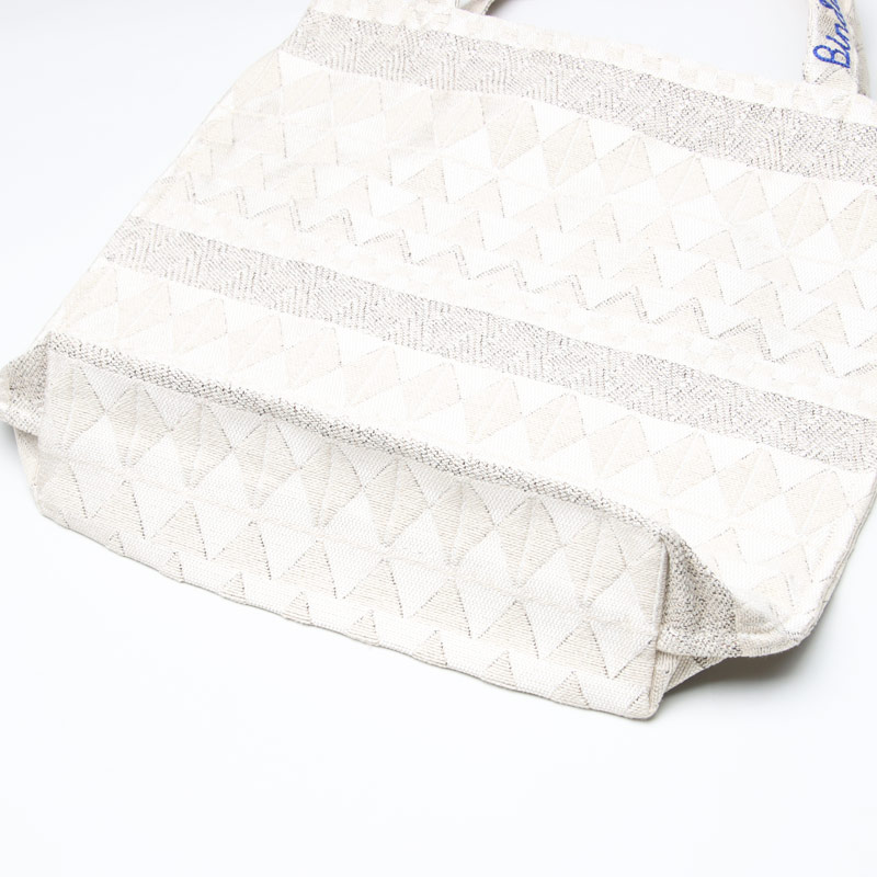 BINDU(ӥɥ) Polyester / Tribal Jacquard Reverse Tote Bag 
