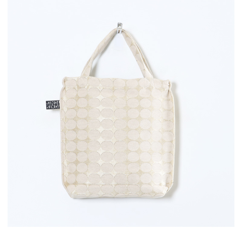 BINDU(ӥɥ) Polyester / Dot Jacquard Reverse Tote Bag
