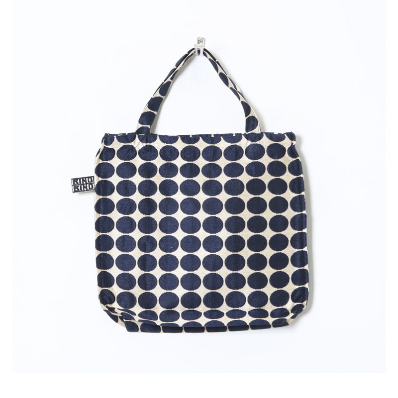 BINDU(ӥɥ) Polyester / Dot Jacquard Reverse Tote Bag