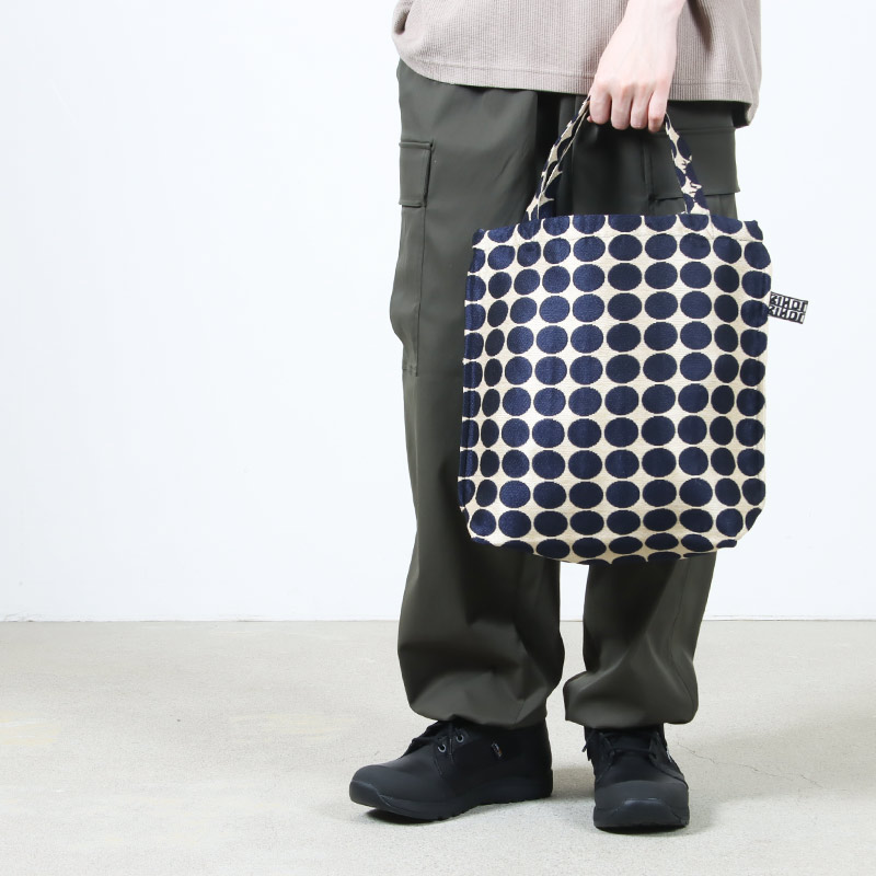 BINDU(ӥɥ) Polyester / Dot Jacquard Reverse Tote Bag