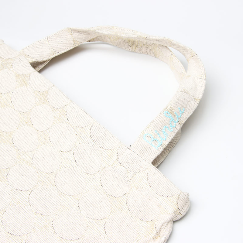 BINDU(ӥɥ) Polyester / Dot Jacquard Reverse Tote Bag