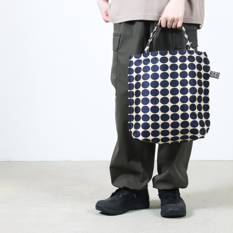 BINDU(ӥɥ) Polyester / Dot Jacquard Reverse Tote Bag