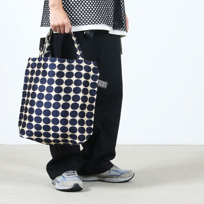 BINDU(ӥɥ) Polyester / Dot Jacquard Reverse Tote Bag