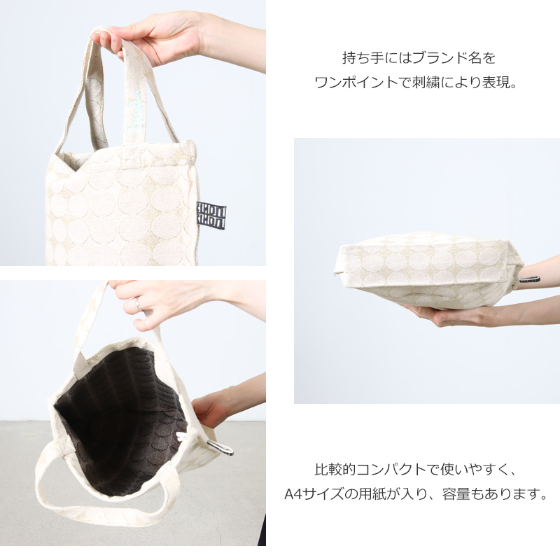 BINDU(ӥɥ) Polyester / Dot Jacquard Reverse Tote Bag