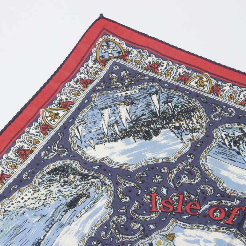 BINDU(�ӥ�ɥ���) Bandana Wight Map - Navy Type