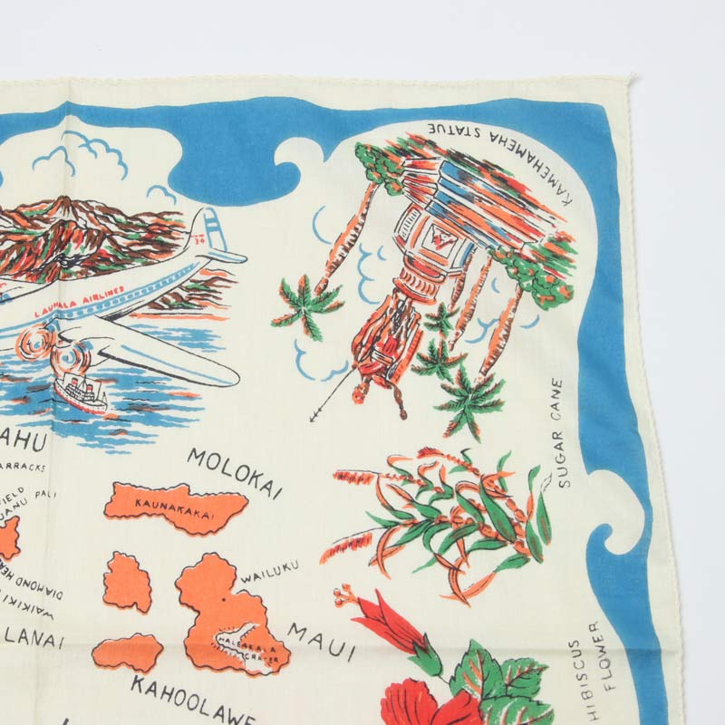 BINDU(�ӥ�ɥ���) Bandana Hawaii - Blue Type