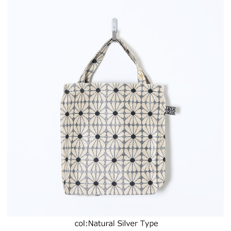 BINDU(�ӥ�ɥ���) Cup Flower Jacquard Reverse Tote