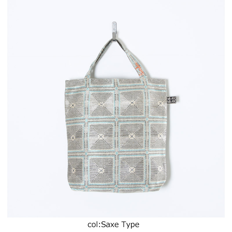 BINDU(�ӥ�ɥ���) Crochet Jacquard Tote Bag