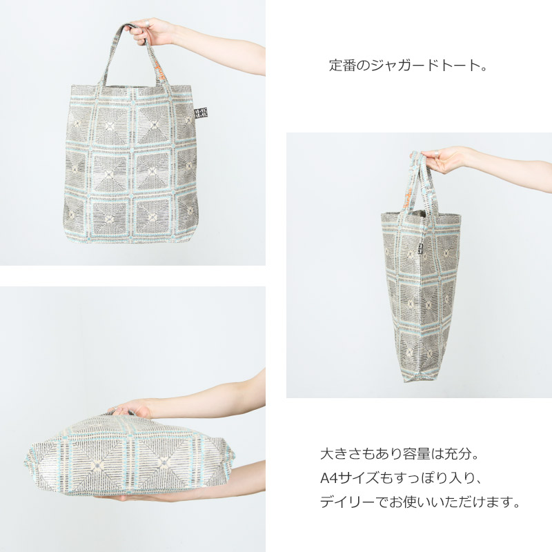 BINDU(�ӥ�ɥ���) Crochet Jacquard Tote Bag