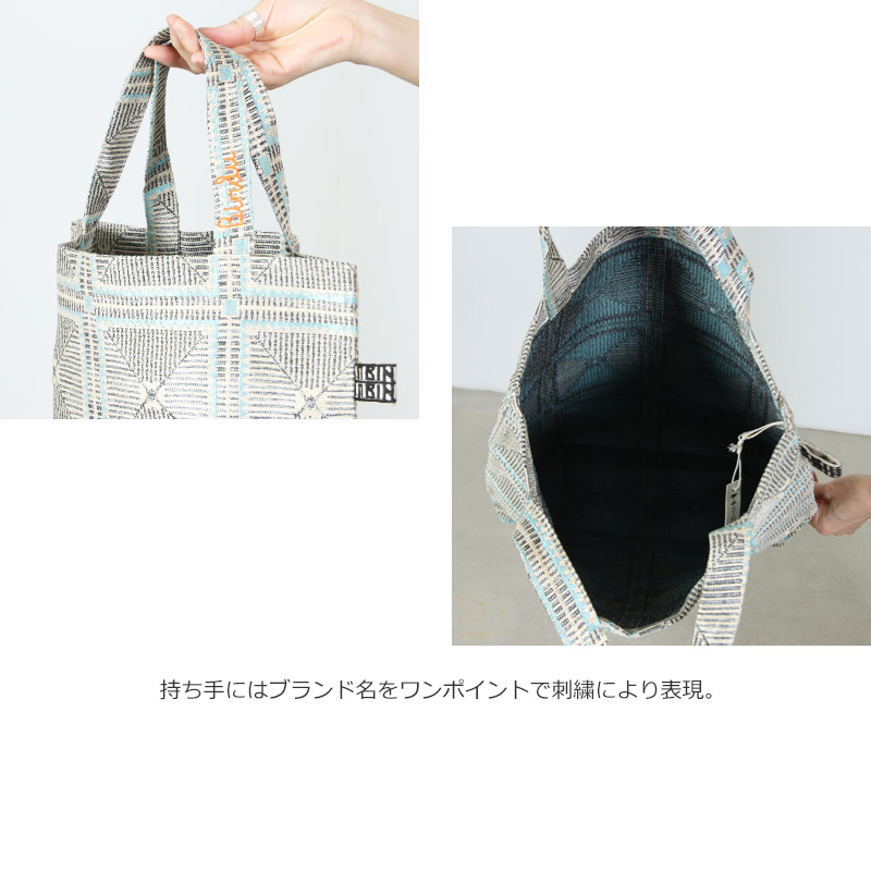 BINDU(�ӥ�ɥ���) Crochet Jacquard Tote Bag