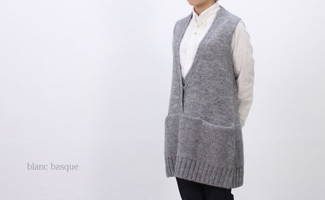 blanc basque ノースリーブニットチュニック | cotyle