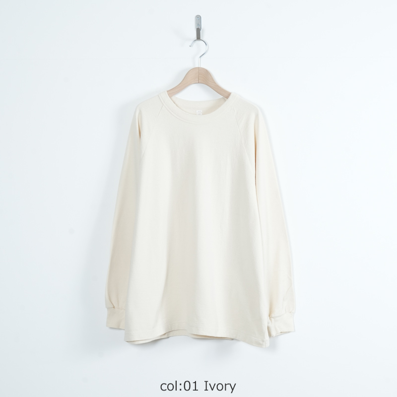 blurhms(�֥顼�ॹ) Co/Silk Nep Raglan Tee