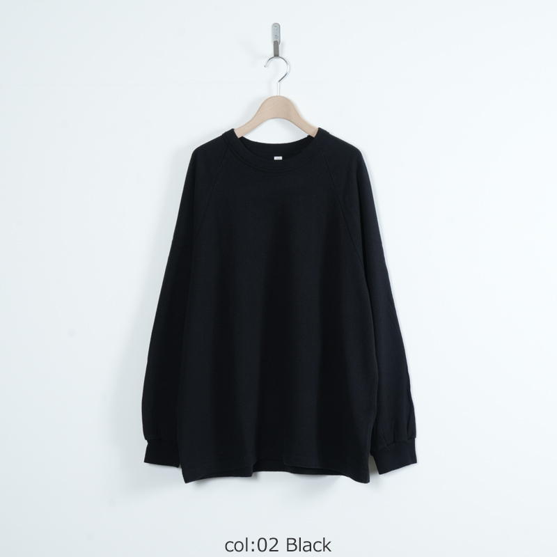 blurhms(�֥顼�ॹ) Co/Silk Nep Raglan Tee
