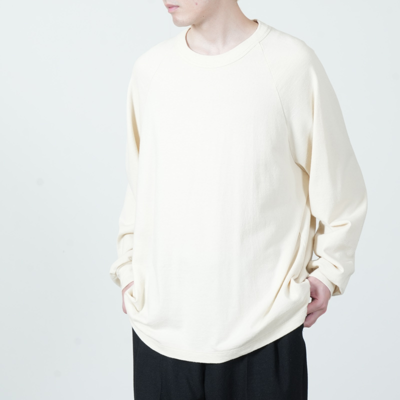 blurhms(�֥顼�ॹ) Co/Silk Nep Raglan Tee