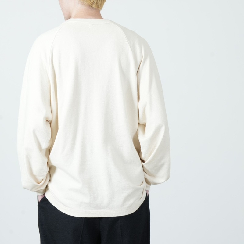 blurhms(�֥顼�ॹ) Co/Silk Nep Raglan Tee
