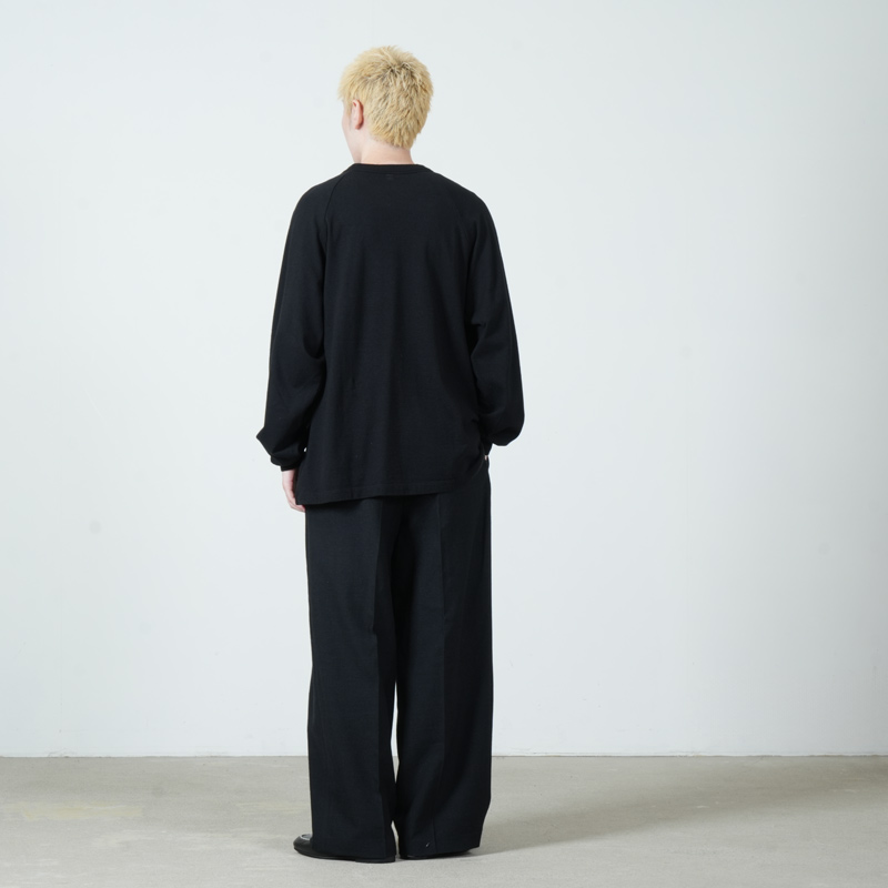 blurhms(�֥顼�ॹ) Co/Silk Nep Raglan Tee