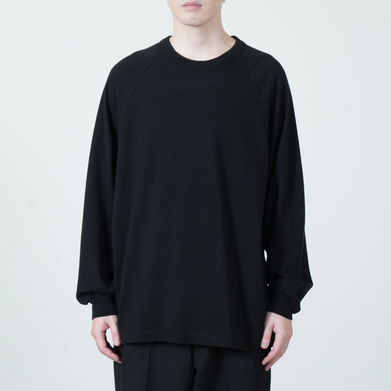 blurhms(�֥顼�ॹ) Co/Silk Nep Raglan Tee