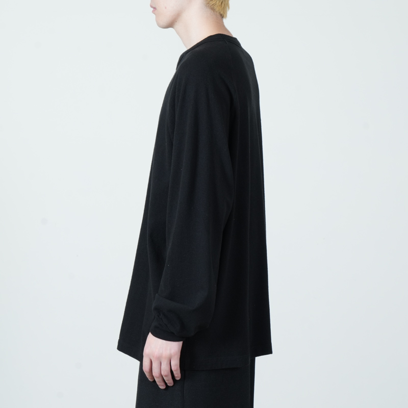 blurhms(�֥顼�ॹ) Co/Silk Nep Raglan Tee
