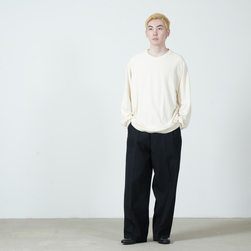 blurhms(�֥顼�ॹ) Co/Silk Nep Raglan Tee