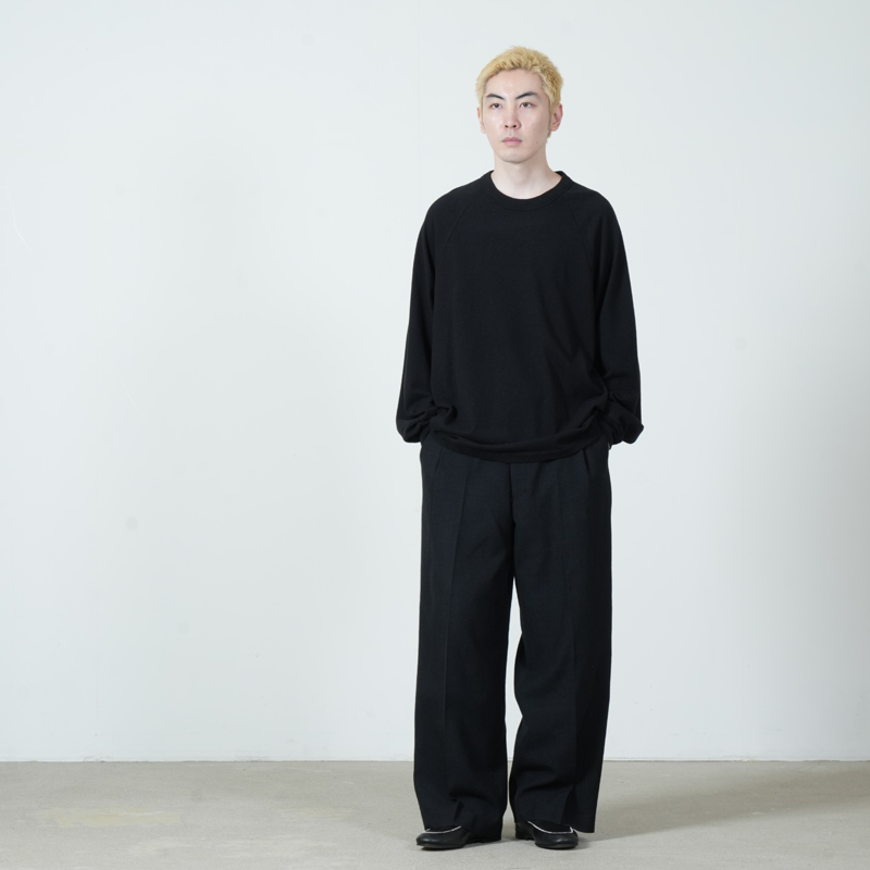 blurhms(�֥顼�ॹ) Co/Silk Nep Raglan Tee