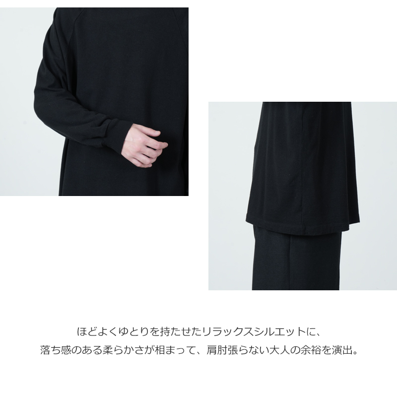 blurhms(�֥顼�ॹ) Co/Silk Nep Raglan Tee