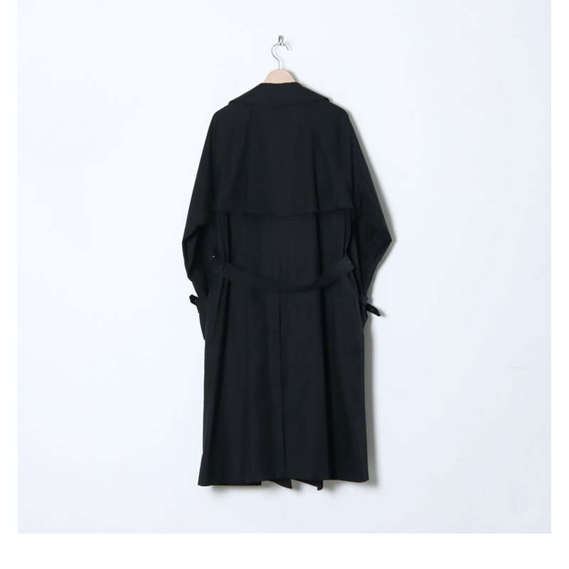 blurhms(֥顼ॹ) Gabardine Double Belt Trench Coat