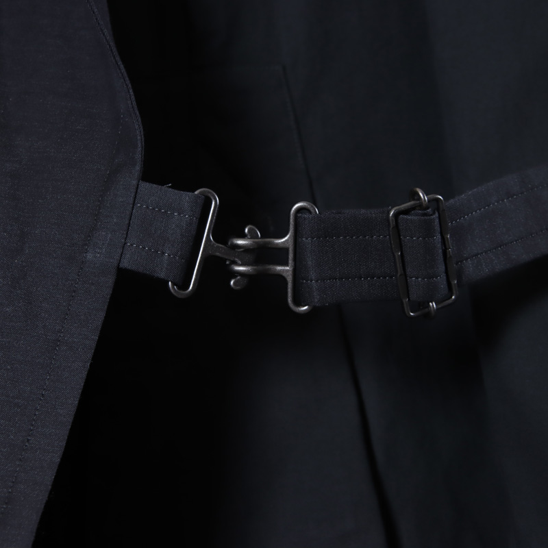 blurhms(֥顼ॹ) Gabardine Double Belt Trench Coat