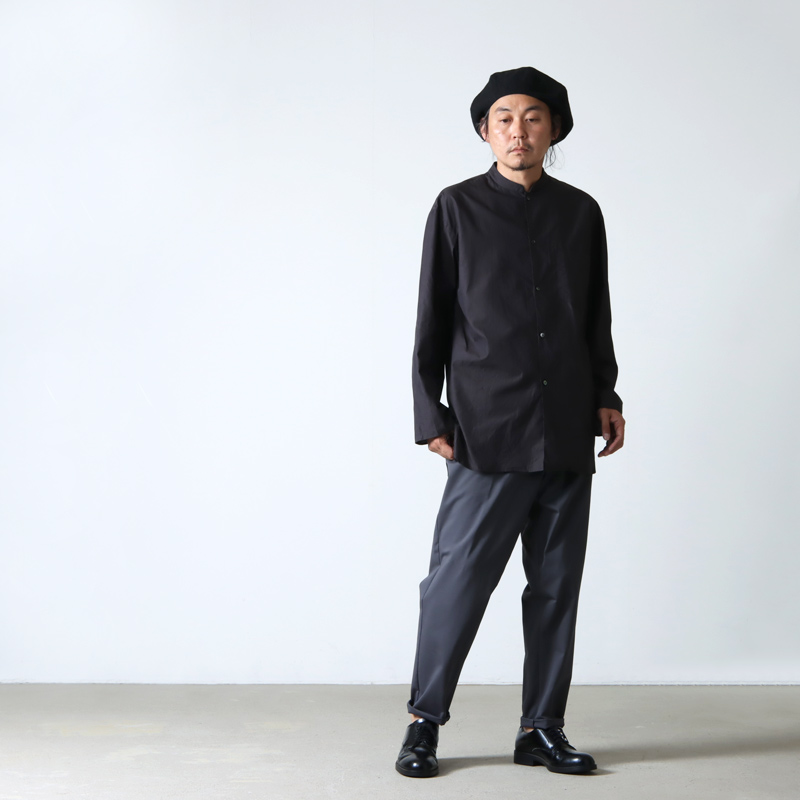 blurhms ブラームス 21aw stand up collar down