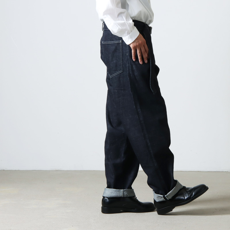 blurhms(ブラームス) 12.9oz Denim Long Belted Pants